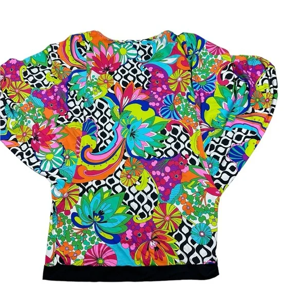 TRINA TURK: Women's Balboa Tunic Swimsuit Cover-Up -Size Small - Picture 5 of 10